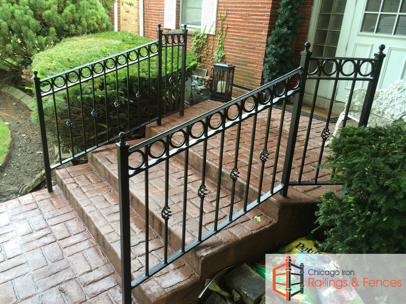 Chicago Wrought Iron Railings Handrails, Outdoor Iron Railings Images